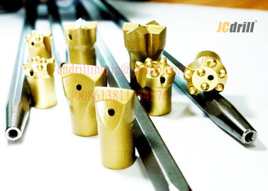شراء 11 ° Hex22mm / Hex25mm روك الصلب مدبب رود ، ثقب الانفجار ثقب الحفر التصنيع عبر الإنترنت