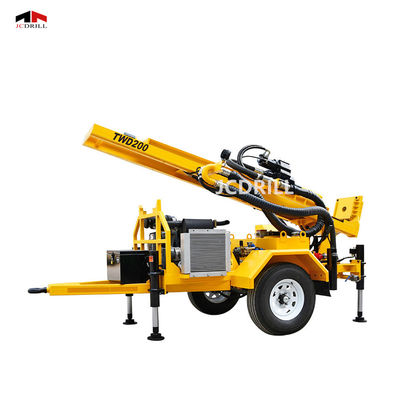 شراء Versatile DTH Drilling Method Water Well Drilling Rig with OK OEM and Crawler Mobility التصنيع عبر الإنترنت