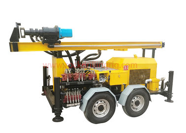 شراء جهاز حفر الصخور المثبت على المقطورة حفر الطين Dth 55 - 110 Rpm سرعة دوران التصنيع عبر الإنترنت