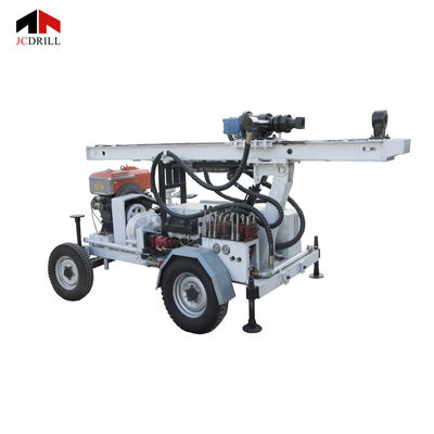 شراء DEUTZ محرك مقطورة الروتاري المحمولة جهاز حفر المياه التصنيع عبر الإنترنت