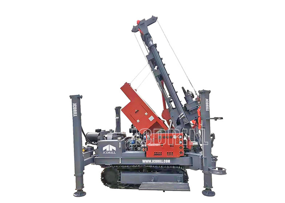 شراء آلة حفر آبار المياه CWD260T 350mm آلة حفر آبار المياه رأس دوارة مجنزر هواء DTH التصنيع عبر الإنترنت