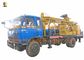 400M 4X2 شاحنة حفر آبار المياه تلاعب الطين و DTH الهيدروليكية عزم الدوران عالية