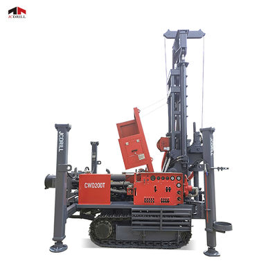 حفارة آبار المياه الزاحفة CWD200T بعمق 2000 متر وعزم دوران 5500 نيوتن متر