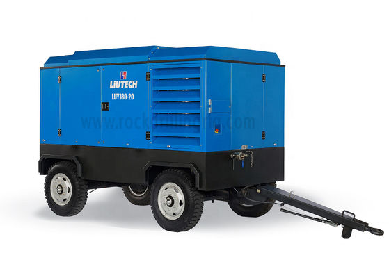 4 عجلات ضاغط الهواء محرك الديزل عالية القدرة على التكيف منخفضة الضوضاء ISO9001