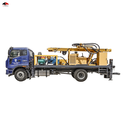 سعر جيد آلة حفر آبار المياه المثبتة على الشاحنة CSD200 4x4 الانترنت