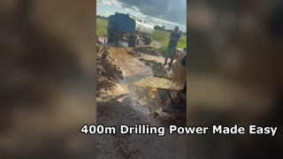جهاز حفر آبار المياه المثبت على شاحنة CSD400A يكمل العمليات الميدانية بنجاح في جنوب أمريكا